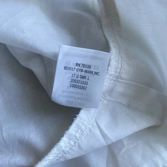 Janie and Jack Swim Coverup Girls’ 5 White Metallic Trim NWT - Picture 8 of 8